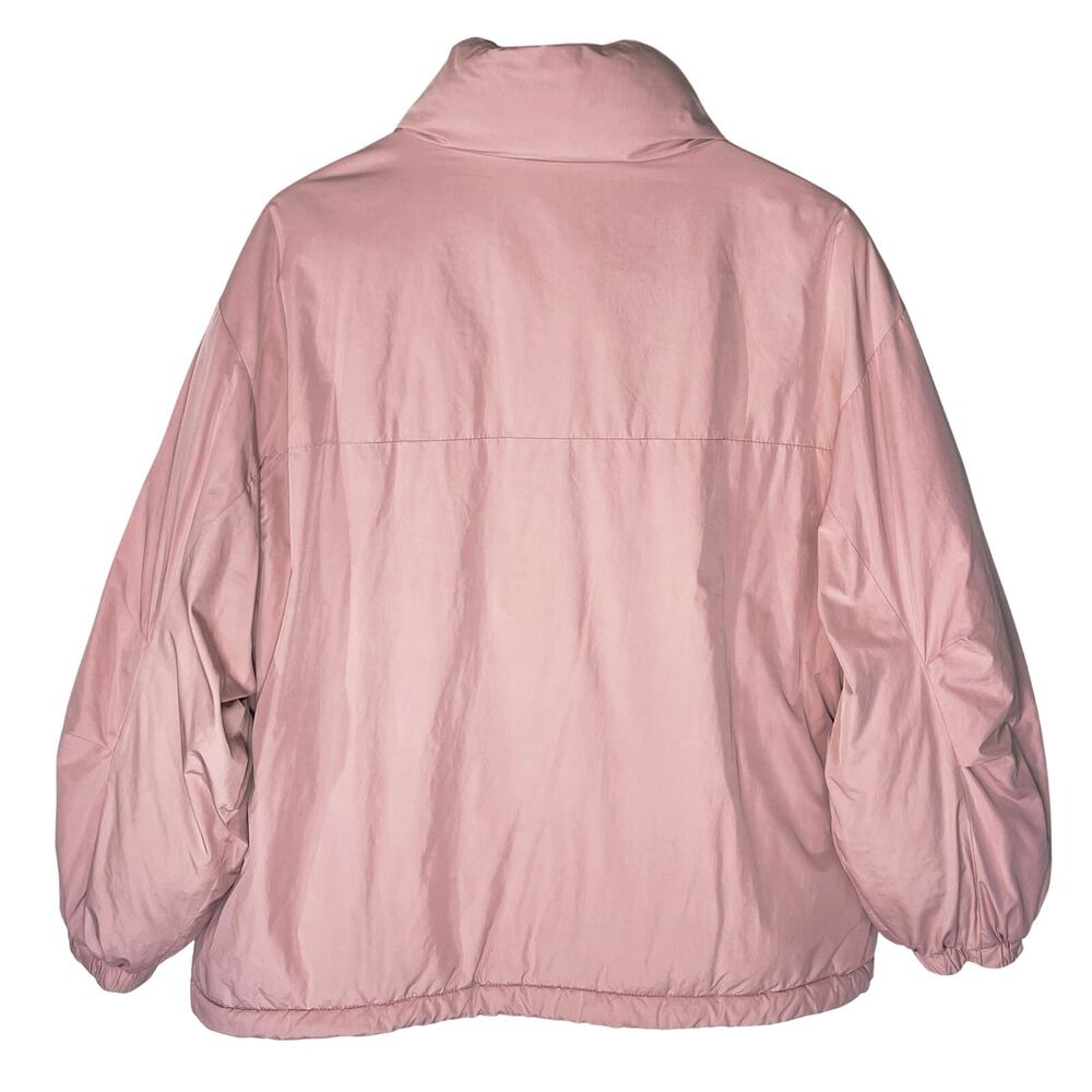 FREE PEOPLE x WE THE FREE Women’s Pink Duvet Puffer Bomber Jacket - Picture 7 of 7